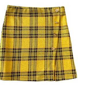 Haley & June Girls Plaid Skirt Size S
